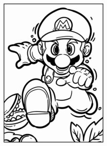 Desenho de Mario Bros Desenho Colorir Imprimir 37
