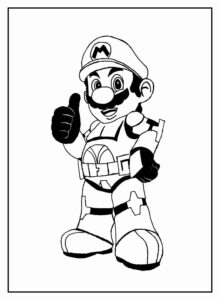Desenho de Mario Bros Desenho Colorir Imprimir 39
