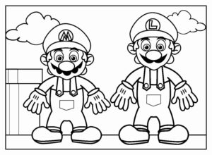 Desenho de Mario Bros Desenho Colorir Imprimir 41