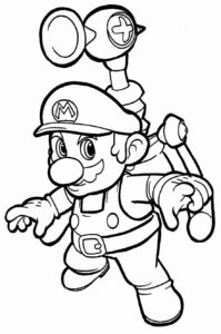 Desenho de Mario Bros Desenho Colorir Imprimir 48