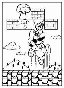 Desenho de Mario Bros Desenho Colorir Imprimir 50