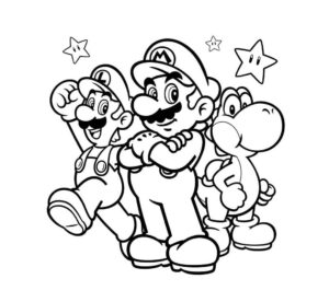 Desenho de Mario Bros Desenho Colorir Imprimir 56
