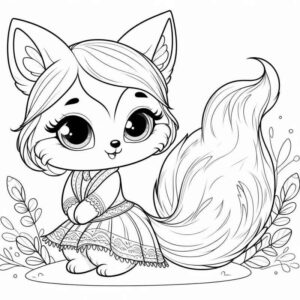 Desenho de Menina Desenho Colorir Imprimir 06