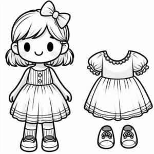 Desenho de Menina Desenho Colorir Imprimir 10