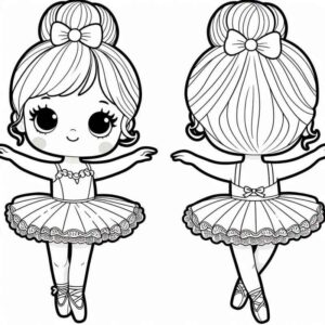 Desenho de Menina Desenho Colorir Imprimir 13