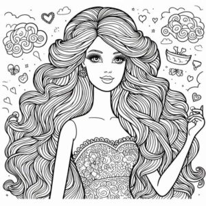 Desenho de Menina Desenho Colorir Imprimir 17