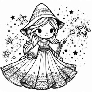 Desenho de Menina Desenho Colorir Imprimir 19