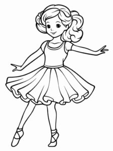 Desenho de Menina Desenho Colorir Imprimir 26