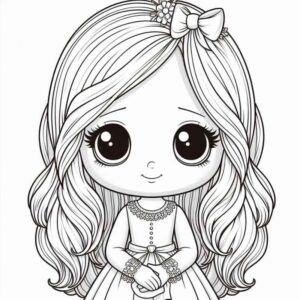 Desenho de Menina Desenho Colorir Imprimir 30