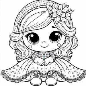 Desenho de Menina Desenho Colorir Imprimir 33