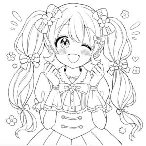 Desenho de Menina Desenho Colorir Imprimir 38