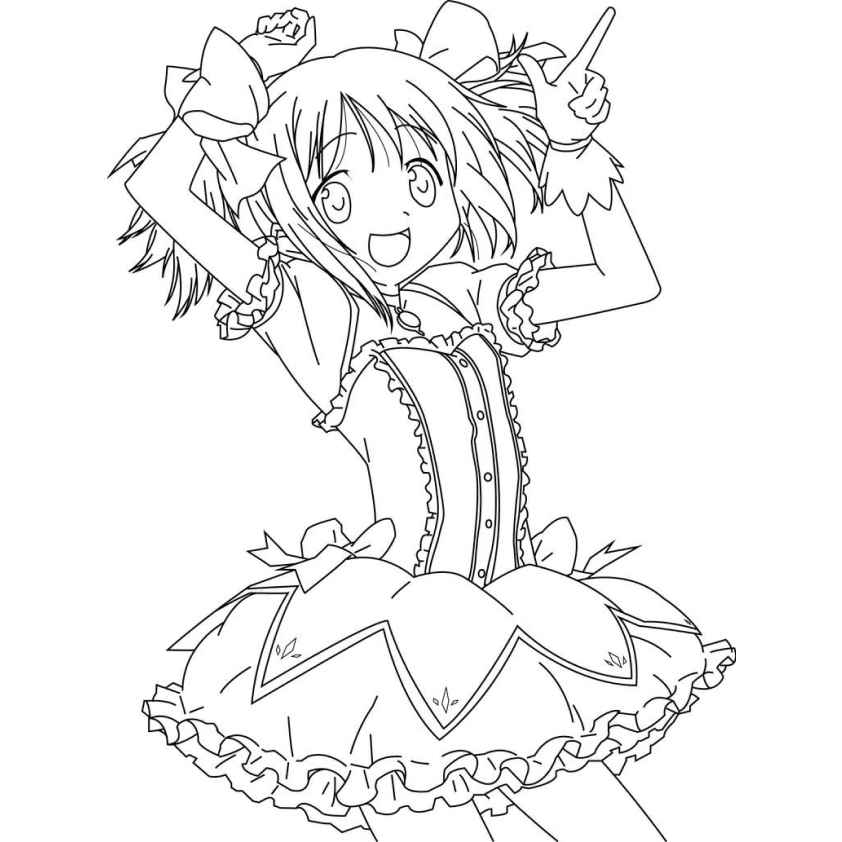 Desenho de Menina Desenho Colorir Imprimir 47