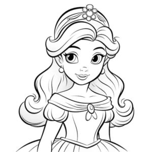 Desenho de Menina Desenho Colorir Imprimir 48