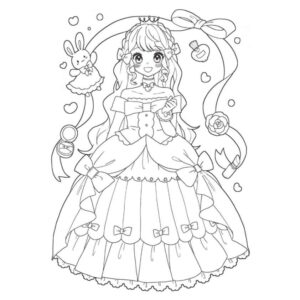 Desenho de Menina Desenho Colorir Imprimir 49