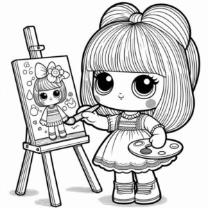 Desenho de Menina Desenho Colorir Imprimir 50