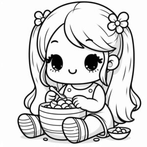 Desenho de Menina Desenho Colorir Imprimir 56