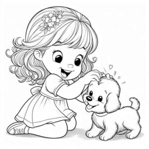 Desenho de Menina Desenho Colorir Imprimir 64