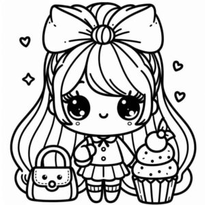 Desenho de Menina Desenho Colorir Imprimir 78