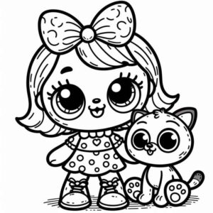 Desenho de Menina Desenho Colorir Imprimir 80