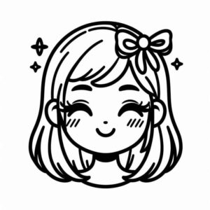 Desenho de Menina Desenho Colorir Imprimir 87