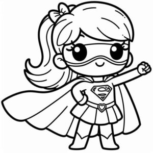Desenho de Menina Desenho Colorir Imprimir 88