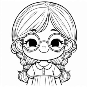 Desenho de Menina Desenho Colorir Imprimir 89