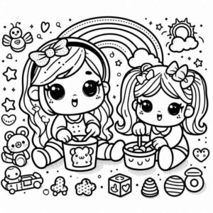 Desenho de Menina Desenho Colorir Imprimir 91