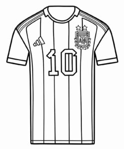 Desenho de Messi Desenho Colorir Imprimir 10