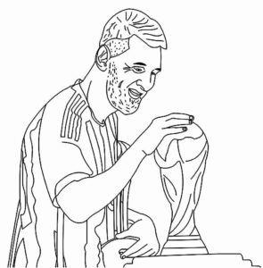 Desenho de Messi Desenho Colorir Imprimir 21