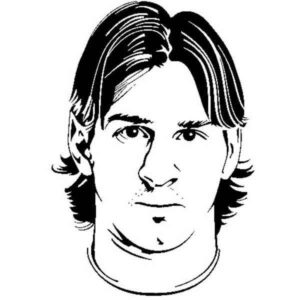Desenho de Messi Desenho Colorir Imprimir 25