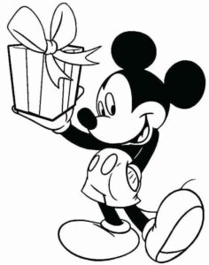Desenho de Mickey Desenho Colorir Imprimir 004