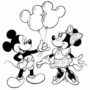 Desenho de Mickey Desenho Colorir Imprimir 006