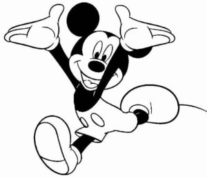Desenho de Mickey Desenho Colorir Imprimir 010