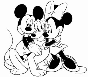 Desenho de Mickey Desenho Colorir Imprimir 016