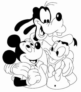 Desenho de Mickey Desenho Colorir Imprimir 018