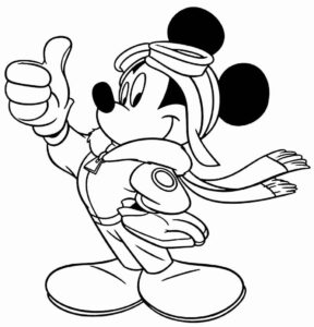 Desenho de Mickey Desenho Colorir Imprimir 019