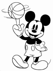 Desenho de Mickey Desenho Colorir Imprimir 020
