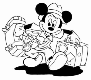 Desenho de Mickey Desenho Colorir Imprimir 022