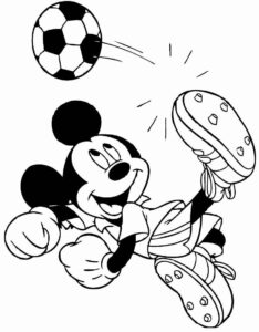 Desenho de Mickey Desenho Colorir Imprimir 023