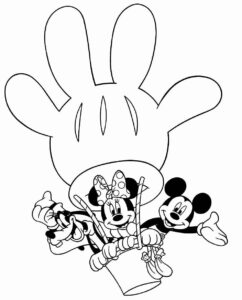 Desenho de Mickey Desenho Colorir Imprimir 024
