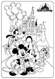 Desenho de Mickey Desenho Colorir Imprimir 025