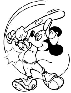 Desenho de Mickey Desenho Colorir Imprimir 032