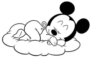 Desenho de Mickey Desenho Colorir Imprimir 036