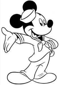 Desenho de Mickey Desenho Colorir Imprimir 040