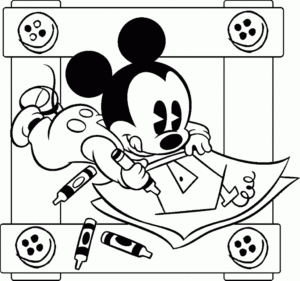 Desenho de Mickey Desenho Colorir Imprimir 042