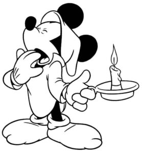Desenho de Mickey Desenho Colorir Imprimir 044