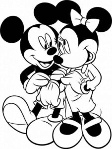 Desenho de Mickey Desenho Colorir Imprimir 047