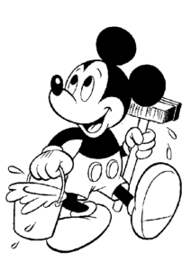 Desenho de Mickey Desenho Colorir Imprimir 049