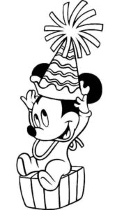 Desenho de Mickey Desenho Colorir Imprimir 056
