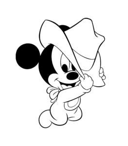 Desenho de Mickey Desenho Colorir Imprimir 061